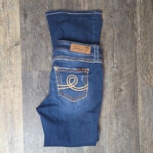 Seven7 Women's Dark Blue Denim Jeans